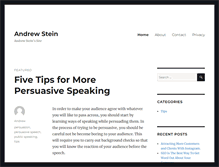Tablet Screenshot of andrewsteinhome.com